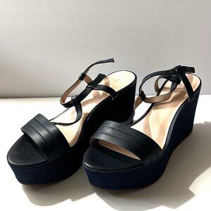 NWOT KATE SPADE NEW YORK Tallin T-Strap Wedge Sandals